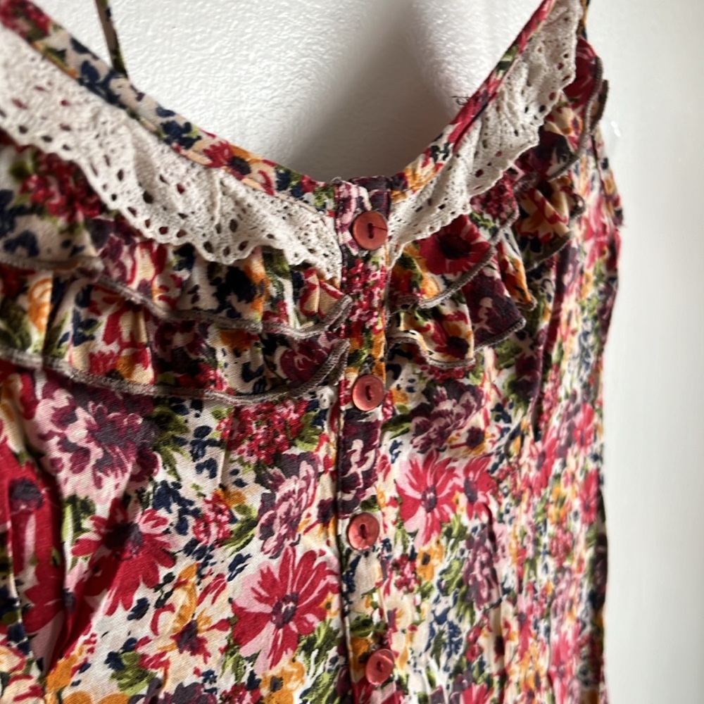 ZARA TRF summer floral jumpsuit. Size L